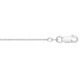 Silver 2.6mm Round Cable Chain with Lobster Clasp
