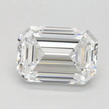 1.11ct Emerald Lab Grown Diamond (Colour D, Clarity FL, IGI Certified)