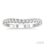 .33CTRDDM CURVED BAND WG 14K-H*