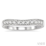.33CTRDDM 'V' BAND-MILLG WG 14K@11-H*