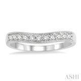 .25CTRDDM 'V' BAND-MILLG WG 14K@11-H*