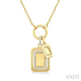 .15CTRDDM EM CHARM PD YG 10K-G+CH*