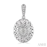 1/20 Ctw Single Cut Diamond Fashion Earrings in Sterling Silver