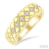 .15CTRDDM BOLD KITE SHAPE RING YG 10K-G*
