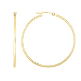 14K Yellow Gold 1.5x40mm Hoop EarringView related hoops in this series here.
