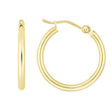 14K Yellow Gold 2x20mm Hoop EarringView related hoops in this series here.