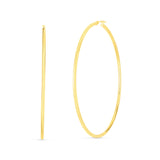 14K Yellow Gold 2x70mm Polished Hoop Earring
