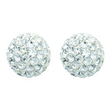 14K Yellow Gold  Crystal Drop Earring