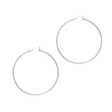 Sterling Silver 2x50mm Hoop Earring