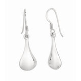 Sterling Silver Puff Bell Dangle Earring
