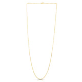 14K Yellow Gold 1.9mm Diamond Cut Cable 20 Chain with Lobster Lock
