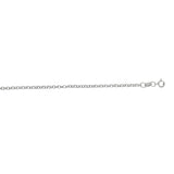 14K White Gold 1.9mm Lite Rolo 20 Chain with Spring Ring Clasp