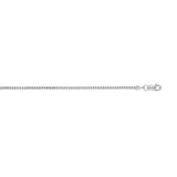 14K White Gold 1.3mm Ice 18 Chain with Lobster Lock