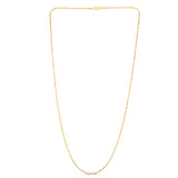 14K Gold 1.5mm Sparkle 18 Chain with Lobster Lock