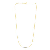 14K Yellow Gold 0.9mm Franco 20 Chain with Lobster Lock