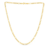 14K Yellow Gold 18 3.8mm Figaro Chain with Lobster Lock