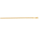 14K Yellow Gold 2.8mm Gourmette 24 Chain with Lobster Lock
