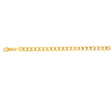 14K Yellow Gold 18 6.2mm Lite Curb Chain with Lobster Lock
