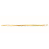 14K Yellow Gold 4.5mm Semi-Solid Miami Cuban 22 Chain with Lobster Lock