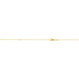 14K Yellow Gold 0.87mm Extendable 18 Chain with Lobster Lock. Jump Ring at 16 inches.