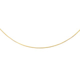 14K Yellow Gold 1.5mm Round 17 Omega with Screw Back Lock