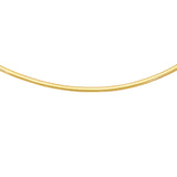 14K Yellow Gold 16 3mm Classic Omega with Box Lock