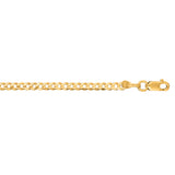 14K Yellow Gold 16 2.6mm Comfort Curb Chain