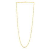14K Yellow Gold 7 2.8mm Figaro Chain Bracelet