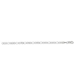14K White Gold 24 2.6mm Figaro Chain