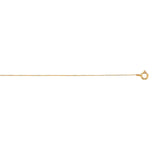 10K Yellow Gold .45mm Classic Box 18 Chain with Spring Ring