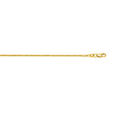 10K Yellow Gold 1.5mm Sparkle 16 Chain with Lobster Lock