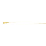 10K Yellow Gold .6mm Wheat 18 Chain with Lobster Lock