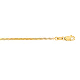 10K Yellow Gold 1.4mm Gourmette 16 Chain with Lobster Lock