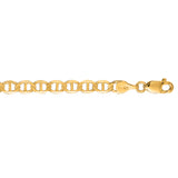 10K Yellow Gold 4.5mm Mariner 30 Chain with Lobster Lock