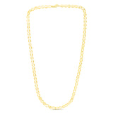 10K Yellow Gold 5.5mm Mariner 24 Chain with Lobster Lock