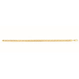 10K Yellow Gold 4.5mm Semi-Solid Miami Cuban 20 Chain with Lobster Lock