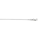 Sterling Silver 0.9mm Classic Box 24 Chain with Lobster Clasp
