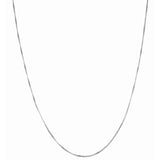Sterling Silver 1.1mm Classic Box 20 Chain with Lobster Clasp