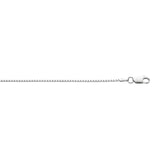 Sterling Silver 1.3mm Classic Box 18 Chain with Lobster Clasp