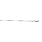 Sterling Silver 1.8mm Classic Box 24 Chain with Lobster Clasp