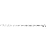 Sterling Silver 0.6mm Diamond Cut Cable 30 Chain with Lobster Clasp