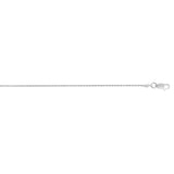 Sterling Silver 1.1mm Diamond Cut Wheat 16 Chain with Lobster Clasp