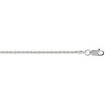 Sterling Silver 1.4mm Rope 16 Chain with Lobster Clasp