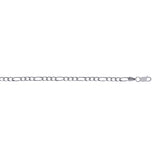Sterling Silver 3mm Figaro 18 Chain with Lobster Clasp