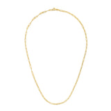 14K Yellow Gold 2.1mm Paperclip 18 Chain with Lobster Lock