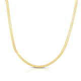 10K Yellow Gold 2.8mm Polished 7 Herringbone Bracelet
