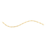 14K Yellow Gold 3.7mm Jax 7.5 Bracelet with Lobster Clasp.