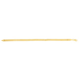 14K Yellow Gold 4.7mm Bismark 20 Chain Necklace with Lobster Clasp
