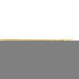 Silver (14k Yellow Gold Plated) 24 3.8mm Diamond Cut Lite Round Franco Chain Necklace with Lobster Clasp.