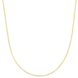 14K Yellow Gold 1.3mm Popcorn 16 Chain with Lobster Clasp